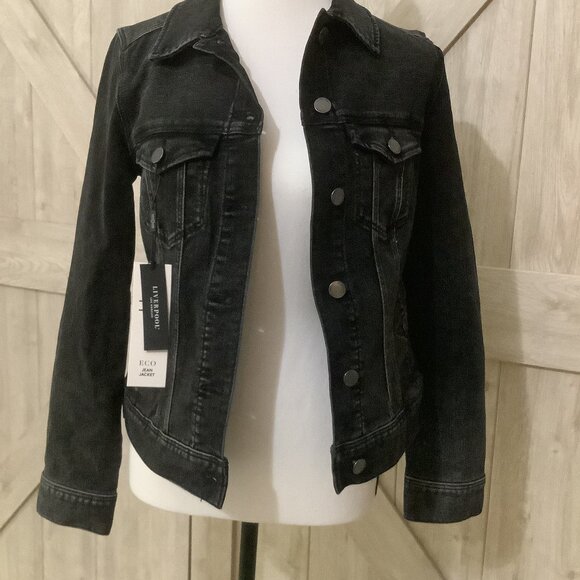 LIVERPOOL LOS ANGELES-Eco Classic Jean Fall Jacket--Thistle-NWT-SIZE -XS - Picture 2 of 7